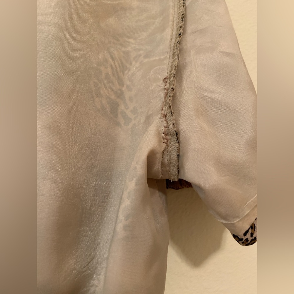 Silk Animal Print Business Casual Dress - Picture 13 of 15